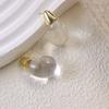 New Able Transparent Water Drop Shaped Pendant Earrings, Ladies' Multi Color Elegant Charm Accessories Jewelry