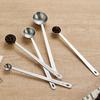 304 Stainless Steel Thickened Measuring Spoons Set with Long Handles, 50ml Cup, 40ml Spoon, for Baking and Seasoning.