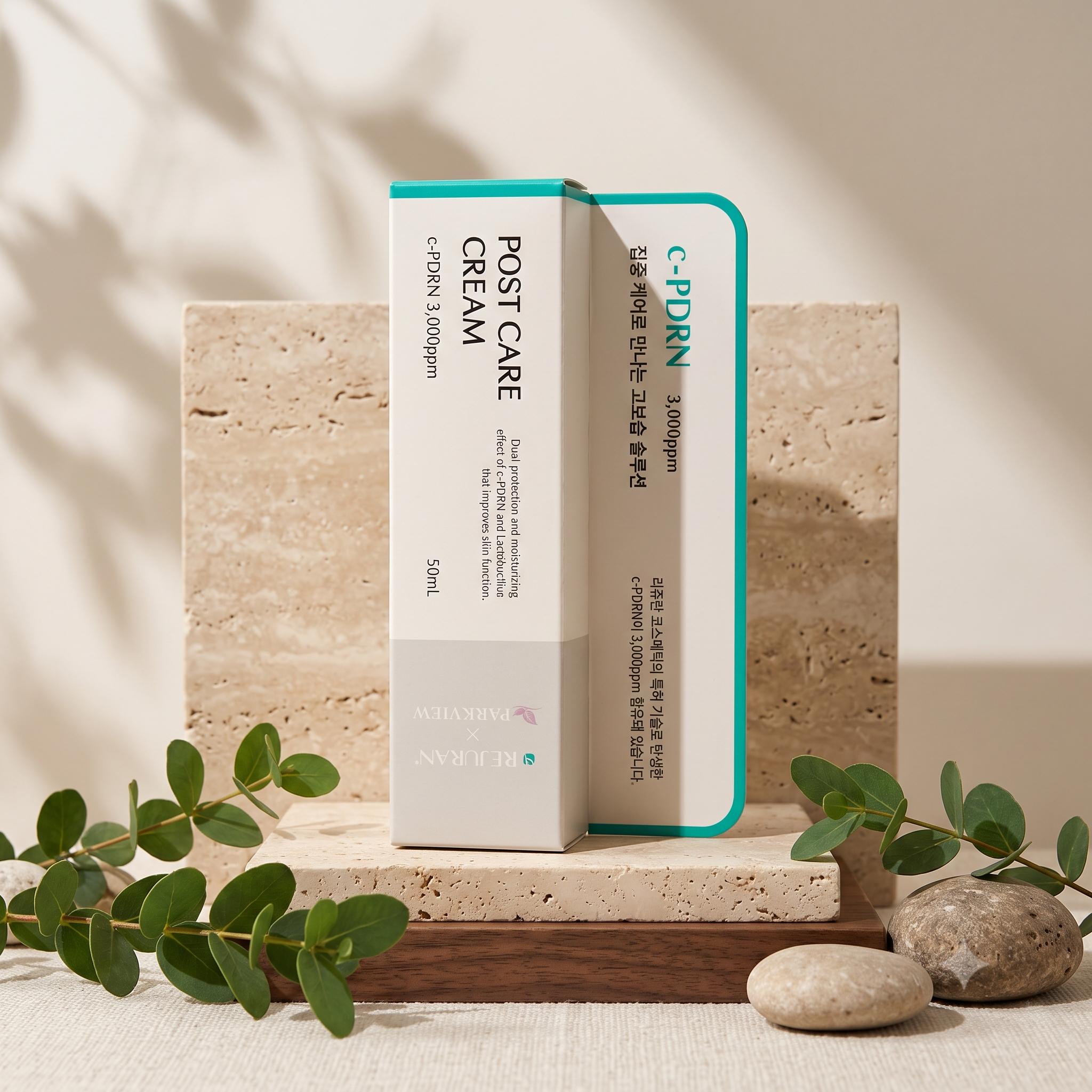 REJURAN C-PDRN 3 000 Crème Post-Soins 50ml - Crème Récupération Réparatrice Intensive de la Barrière Cutanée & Rajeunissante