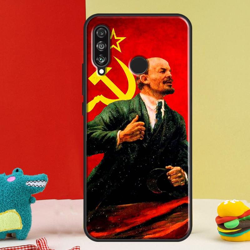

Lenin Soviet Union Flag For Huawei Nova 9 10 SE 12i 12s 11i 5T Y91 Y90 Y60 Y70 Y72 Y61 P60 Pro P20 P30 P40 Lite Case Nova 11 Pro