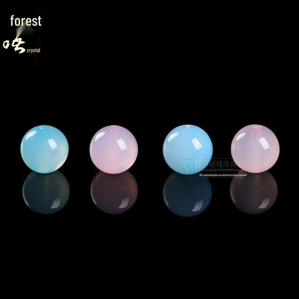 Sen Wu Morgan Agate Crystal Spacer Beads for DIY Bracelet-Making