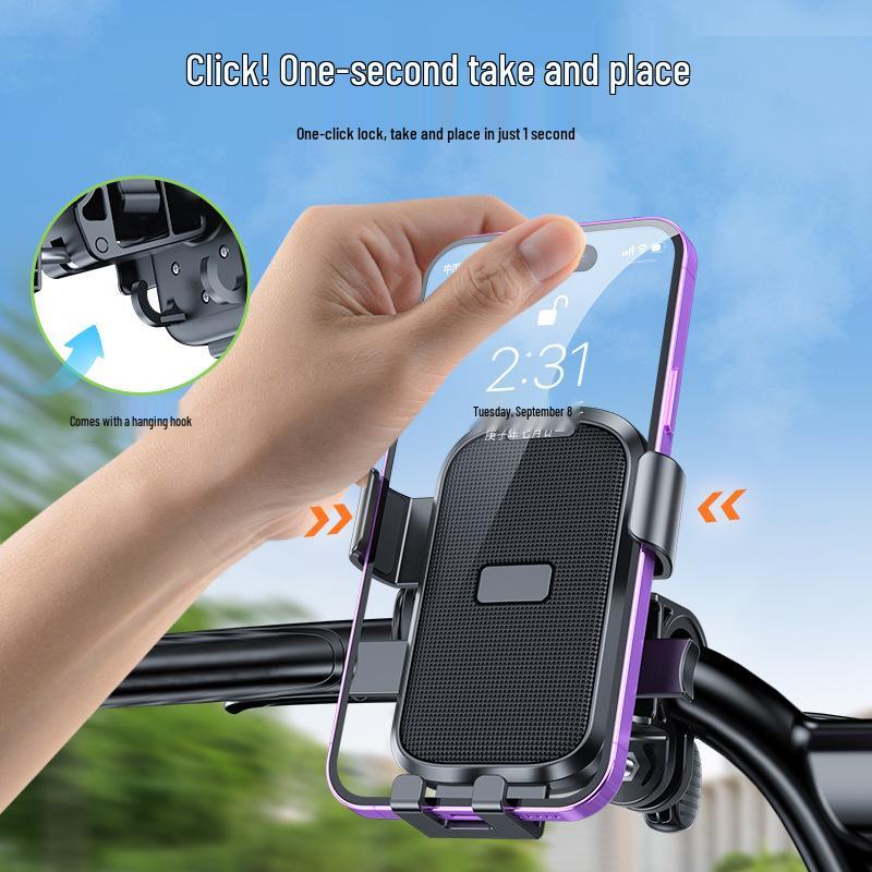 Universal Motorcycle & Bicycle Phone Navigation Holder