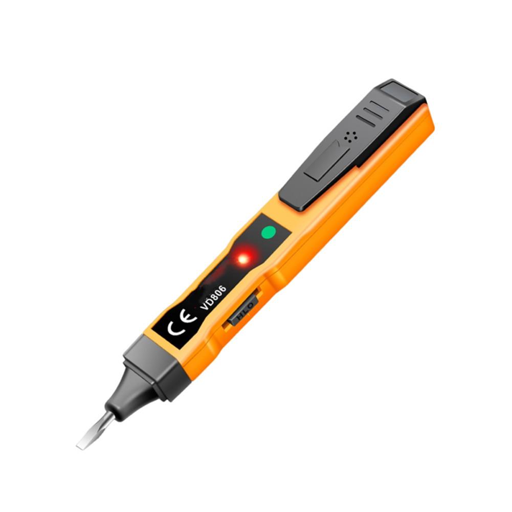 

VD806 Non Contact AC DC Voltage Tester with Sound and Light Alarm for Circuit Breakers Wall Sockets and Junction Boxes Testing China Mainland