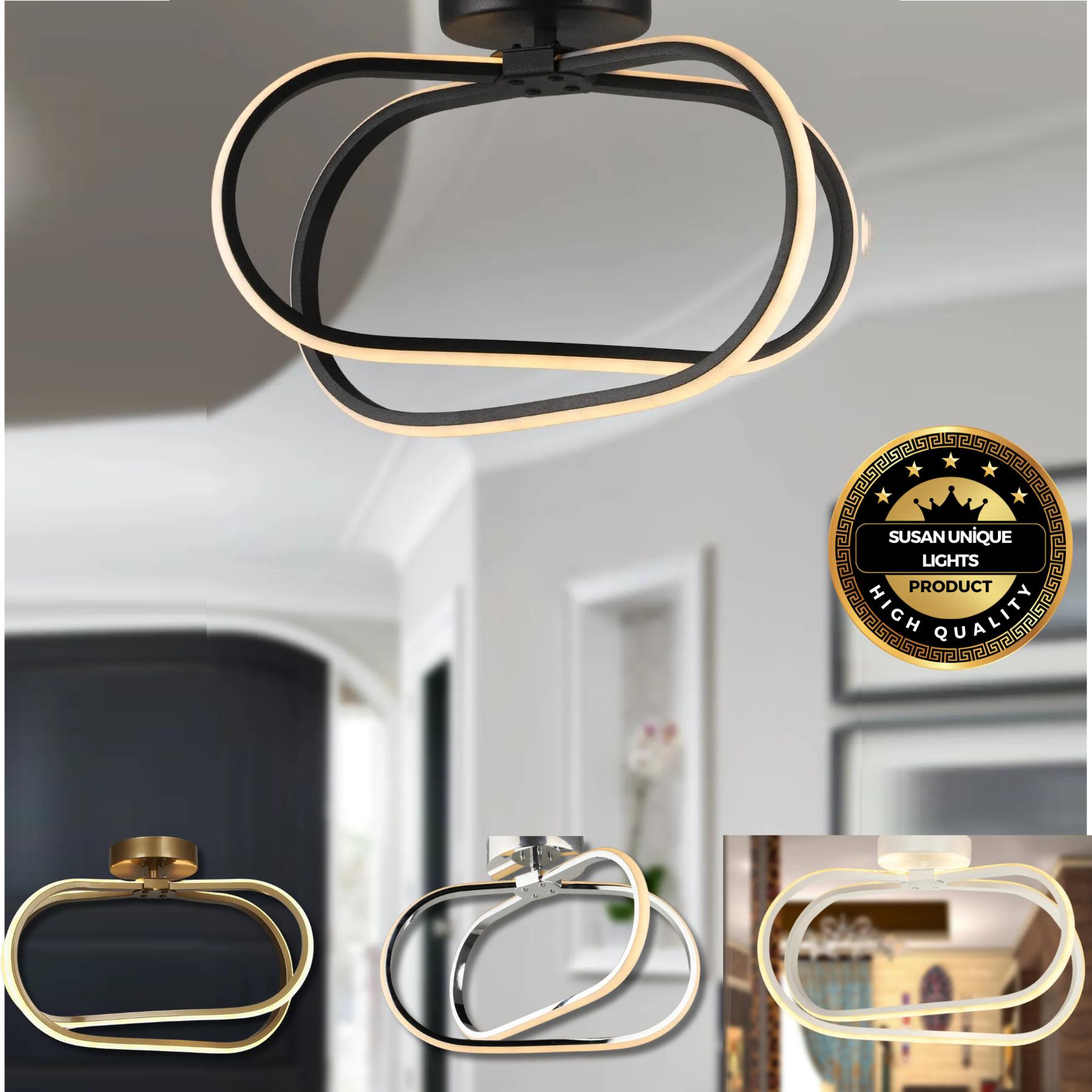 

Люстра Loca 3 Color Led с потолочным креплением - 4 различных варианта цвета чёрный