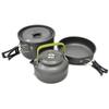 2021New Ultralight Camping Pot Frypan Kettle Cookware Utensils Outdoor Tableware Set Hiking Picnic  Tableware Pot Pan 2-3persons