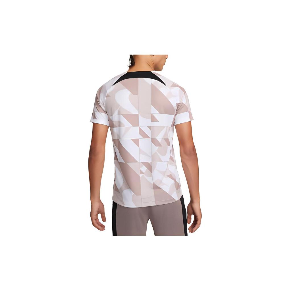 Nike Dri-Fit Soccer Pre-Match Short Sleeve Top Men Tops White DZ1345-101