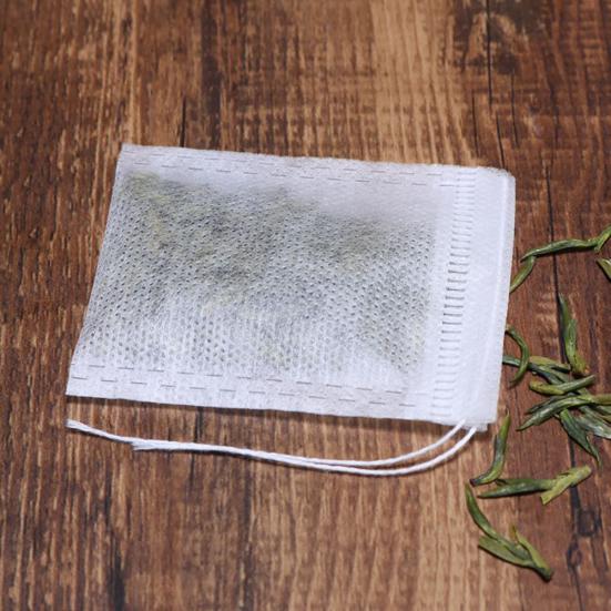 100/200Pcs Empty Scented Tea Bag with String Seal Filter Herb Spice Teabags