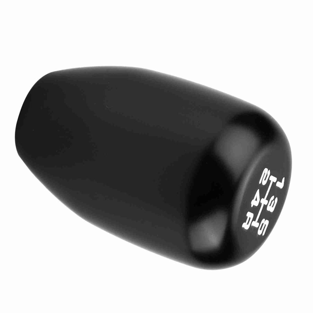 Car 5 Speed Manual Gear Shift Knob Shifter Lever Stick with 3 Adapters 8 10 12mm (Black)