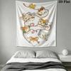 Hamtaro Wall Tapestry Aesthetic Wall Hanging Printed Fabric Blanket Decorative Tapestries for Bedroom Living Room Home Decor
