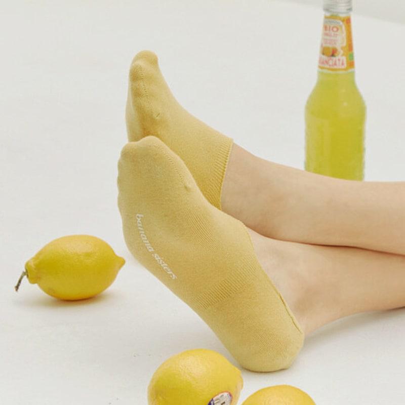 Bananasisters Spring/Summer Domestic Cotton 6-Color Sally Fake Socks 6 Colors