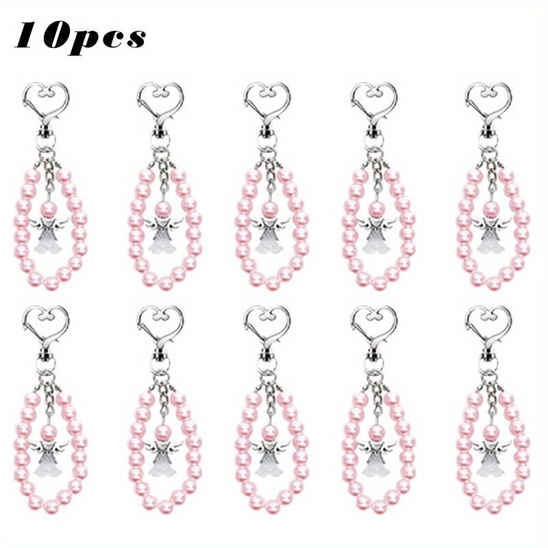 

10 шт. Милые брелоки-ангелочки с коробочками для подарков и карточками «Спасибо» Крещение Девичник Свадьба Вечеринка по случаю определения пола