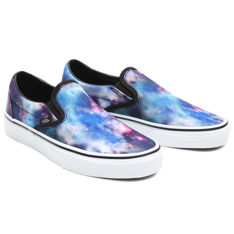 Vans Classic Slip-On Galaxy Unisex Sneakers Multi-Color Black True-White VN0A33TBG4F