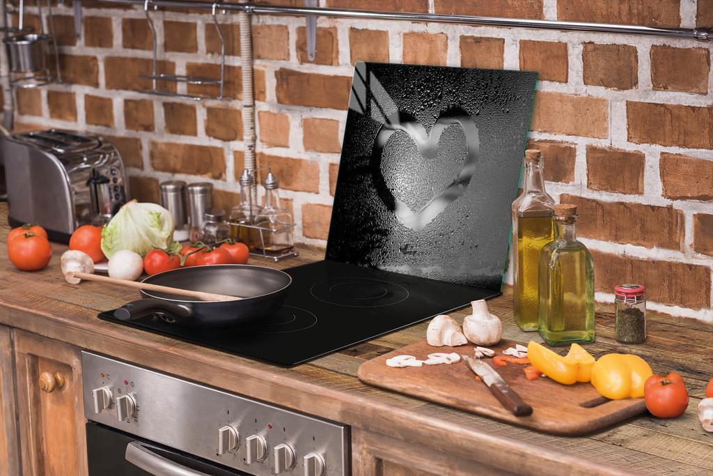 SZKLANA DESKA DO KROJENIA 52x40 SERCE