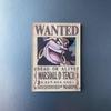 Kreativní magnet s plakátem Wanted z One Piece - Anime Kreslená Dekorace na ledničku & Samolepka na vzkazy