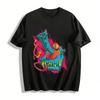 Horror Retro Game Controller Graphic Print Streetwear Tee Pure Cotton T-shirt