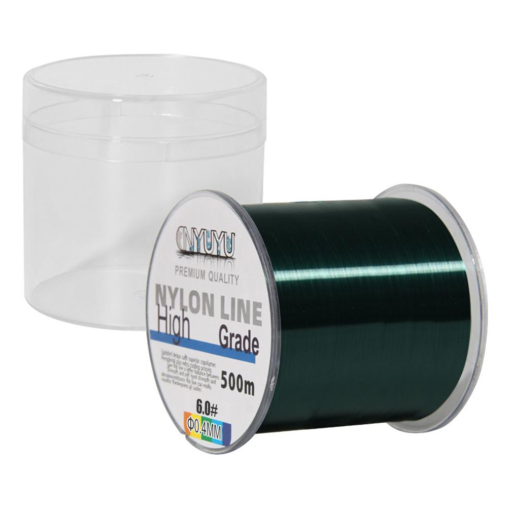 500M Carp Fishing Wire Abrasion Resistant 18-90LB Braided Fishing Line Nylon Line for Saltwater and Freshwater