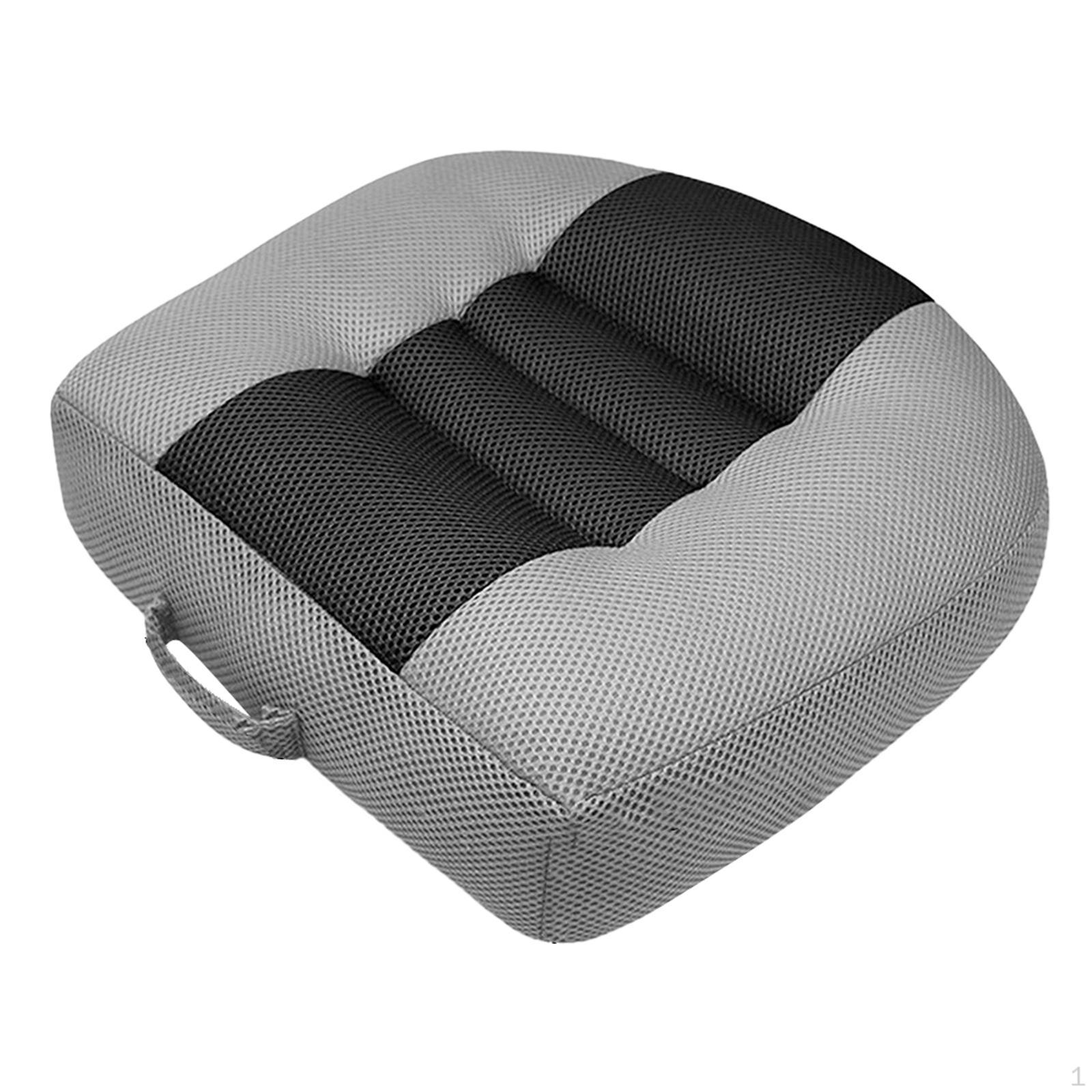 

Подушка для сиденья для вождения автомобиля, передняя дышащая, для увеличения высоты, коврик для легковых автомобилей серый