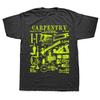 Carpentry Carpenter Tools Handyman Vintage Patent T Shirts Summer Graphic Cotton Streetwear Birthday Gifts T-shirt Clothing