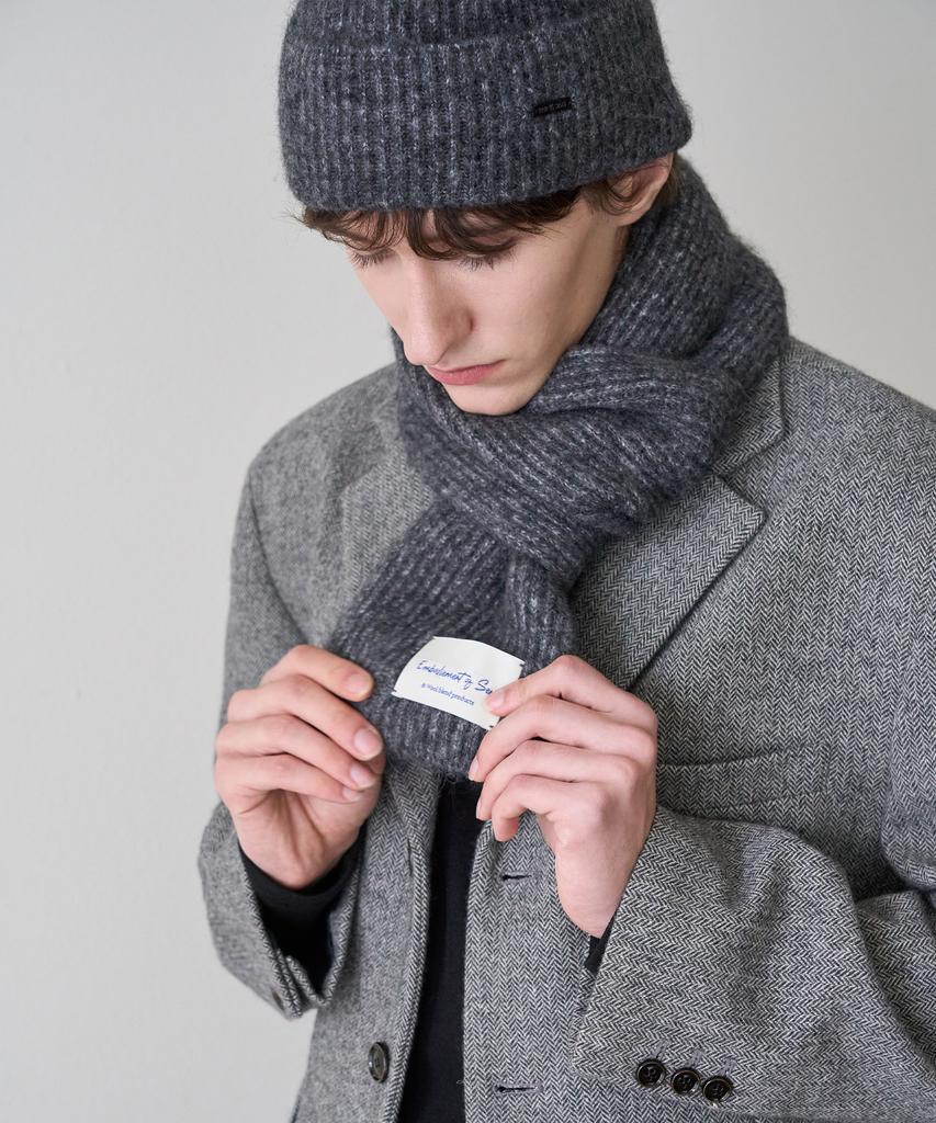 TRIP LE SENS [Gift Box] Wool Blend Hairy Beanie_4 Colors_Unisex