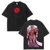 2026 Nuova Invincibile Grande Reggente Thragg Unisex Camicia Lavata, Cotone Vintage Estivo Y2k Moda Uomo Maglietta Grafica Oversize
