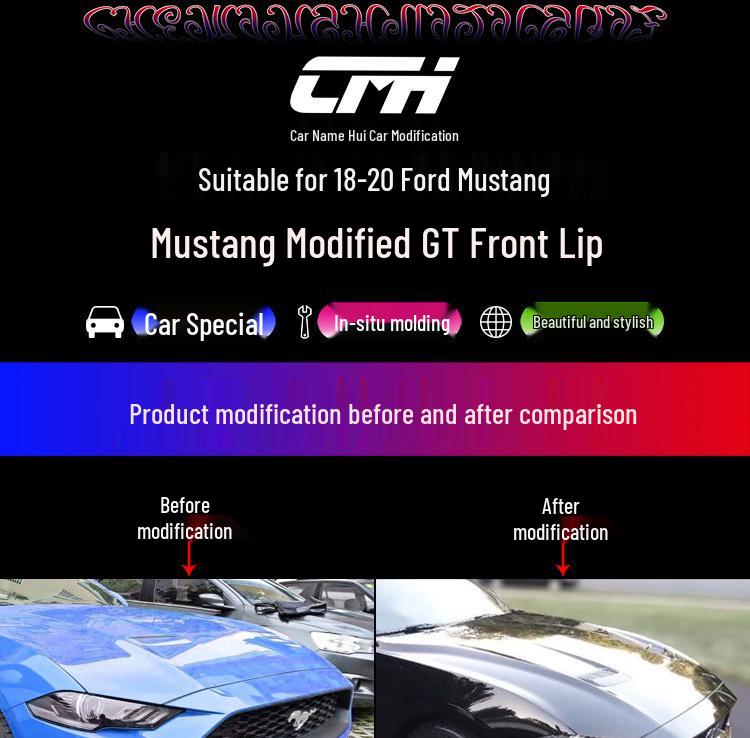 Ford Mustang (2018-2023) Front Bumper Lip & Chin Surround Accessories