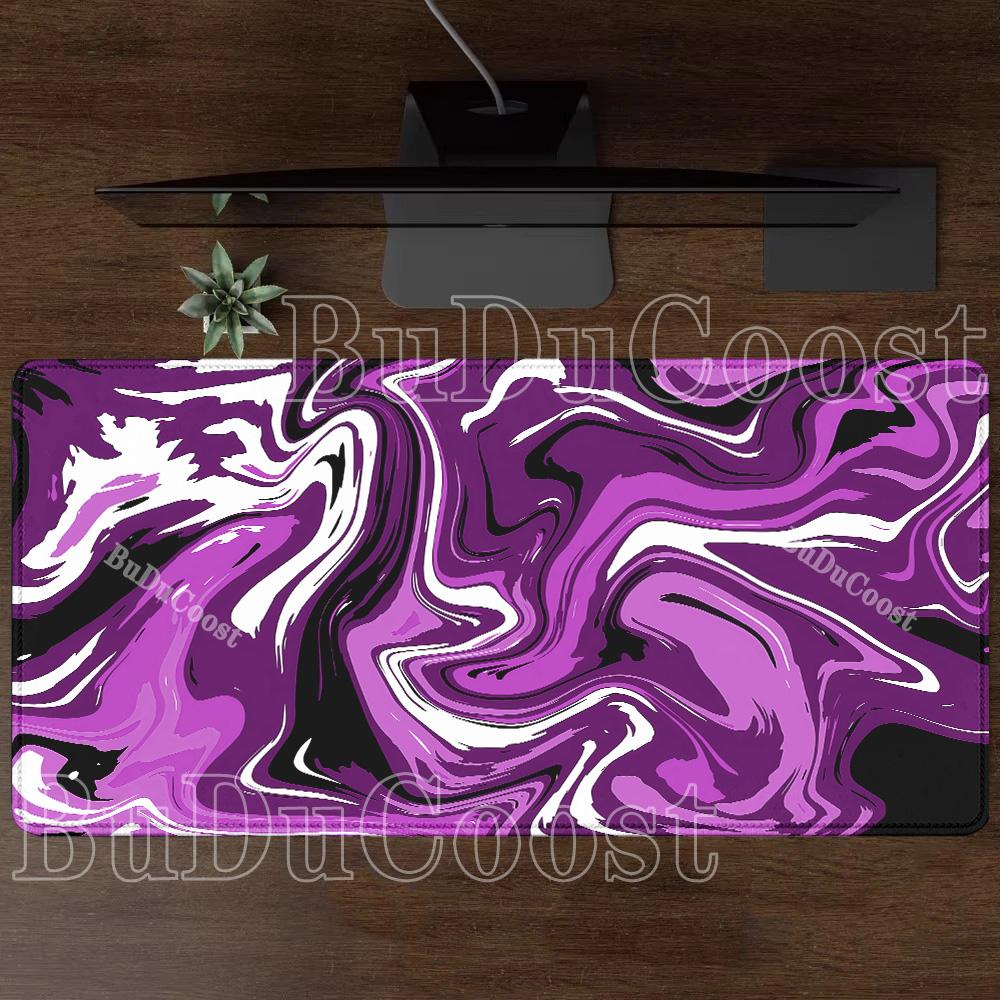 Gaming Strata Liquid Fluid Mouse Pad Art Swirl Large Keyboards HD Printing PC Computer Laptop Anime Office Keyboard XXL Desk Mat