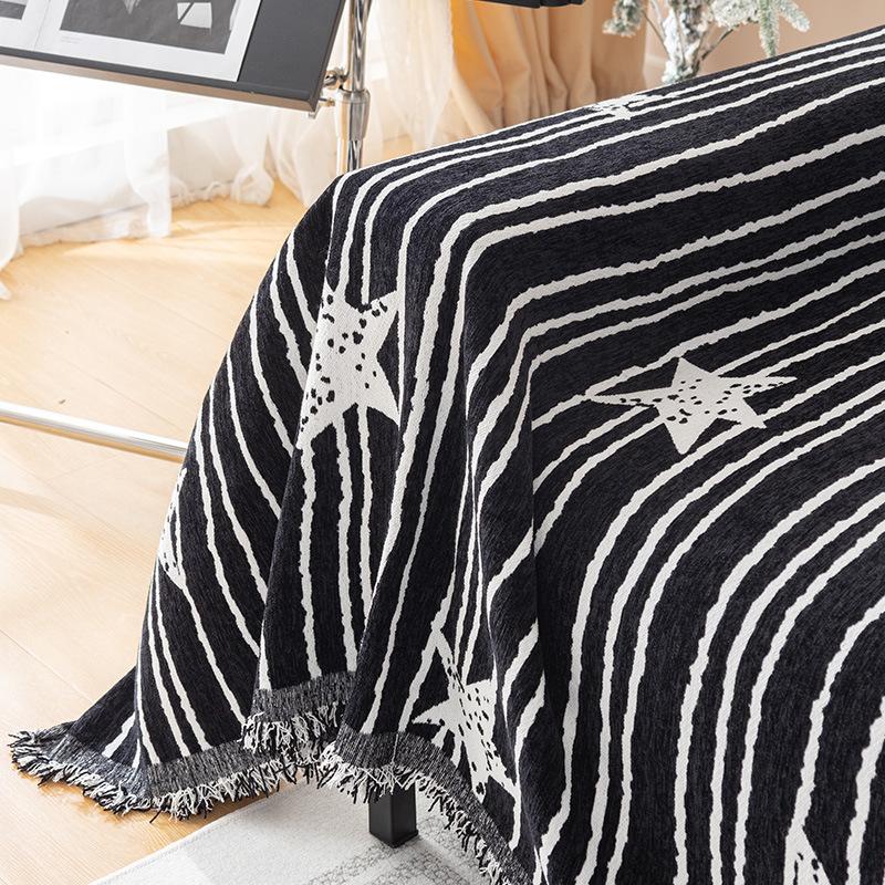 Chenille Sofa Towel Full Cover Cloth Ins Style All-Inclusive Light Luxury Sofa Cushion Four Seasons Universal Cushion Non-Slip Blanket Cover