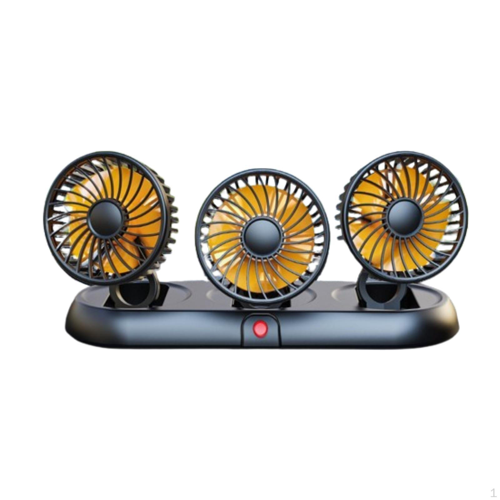 

Автоматический вентилятор охлаждения с противоскользящей основой для циркуляции воздуха для автомобилей Cart Sedan Orange 24V