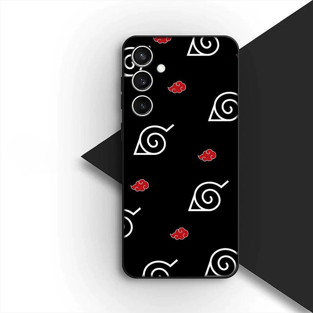 Cover for Samsung Galaxy S24 S25 S23 FE Ultra Plus S7 Edge S25+ S23+ A56 5G Casing Silicone Phone Case Akatsuki Narutos Pain