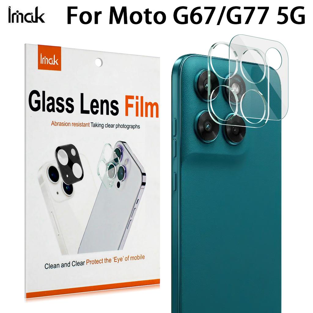 For Moto G67 G77 5G Glass IMAK High Definition Integrated Glass Lens Film