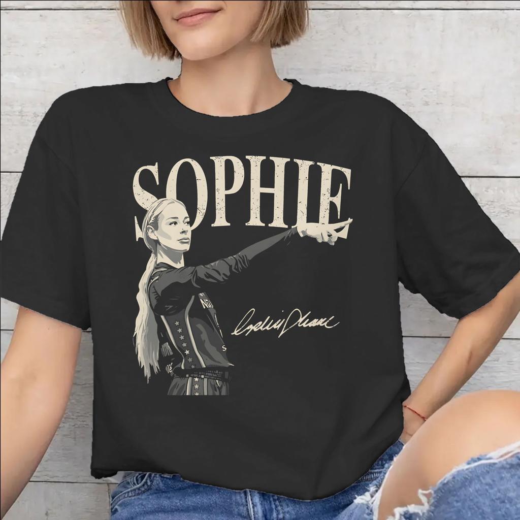 Unisexs WoUnisexs Sophie Cunningham Point T Shirt Cotton Graphic Printing Tee Shirts Clothing Outfits
