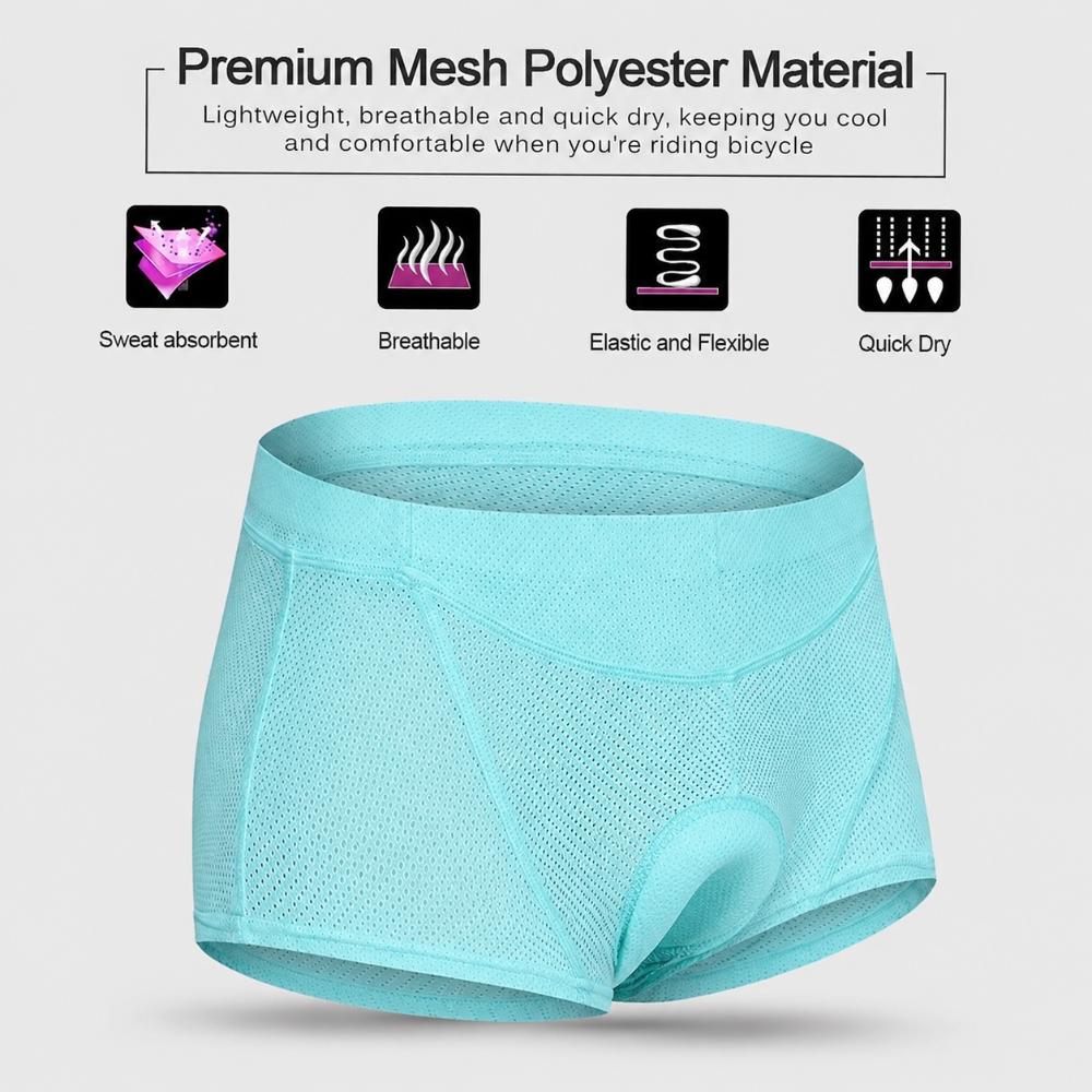 Breathable Cycling Underwear Shorts 3D Pad Bike Underwear Pants Bike Shorts  Mountain Biking