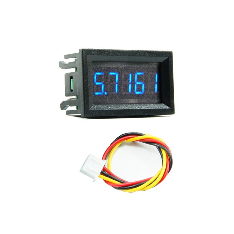 DC Digital Voltmeter with 5 Digit LED Display 0 33V and Three Wire Connection for Voltage Measurement and Testing