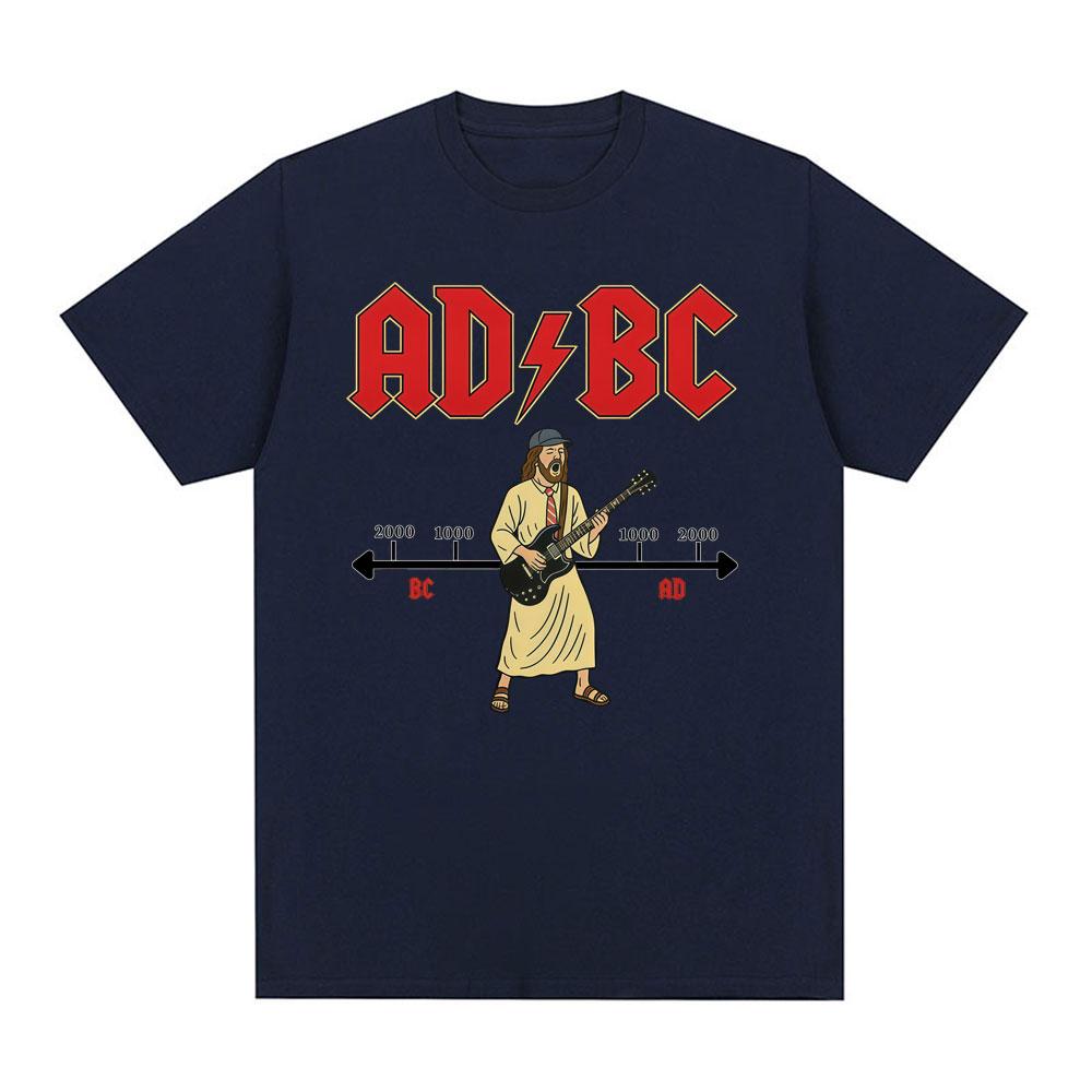 ADBC Jesus Funny Rock Meme mens shirt Vintage ONeck Short Sleeve Harajuku womens summer fashion oversized Tshirt 1 sold