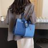 Denim Bag Color Block Women's Tote Bag Large Capacity Shoulder Crossbody Bag