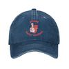 Retro Doner Kebab Baseball Cap Unisex Distressed Denim Headwear fast food german Outdoor All Seasons Travel Adjustable Caps Hat