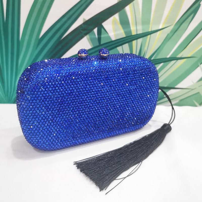 WHTUOHENG Green Tassel Clutch Evening Purse For Party Diamond Lady Dinner Banquet Diamond Purse Female Mini Women Money Bags