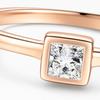 Mosan Moissanite 925 Silver Luxury Gemstone Ring 30 Points Total Weight 1.3g Champagne Jinmei Code Closed 5-6-7-8-9 MS-JZ032