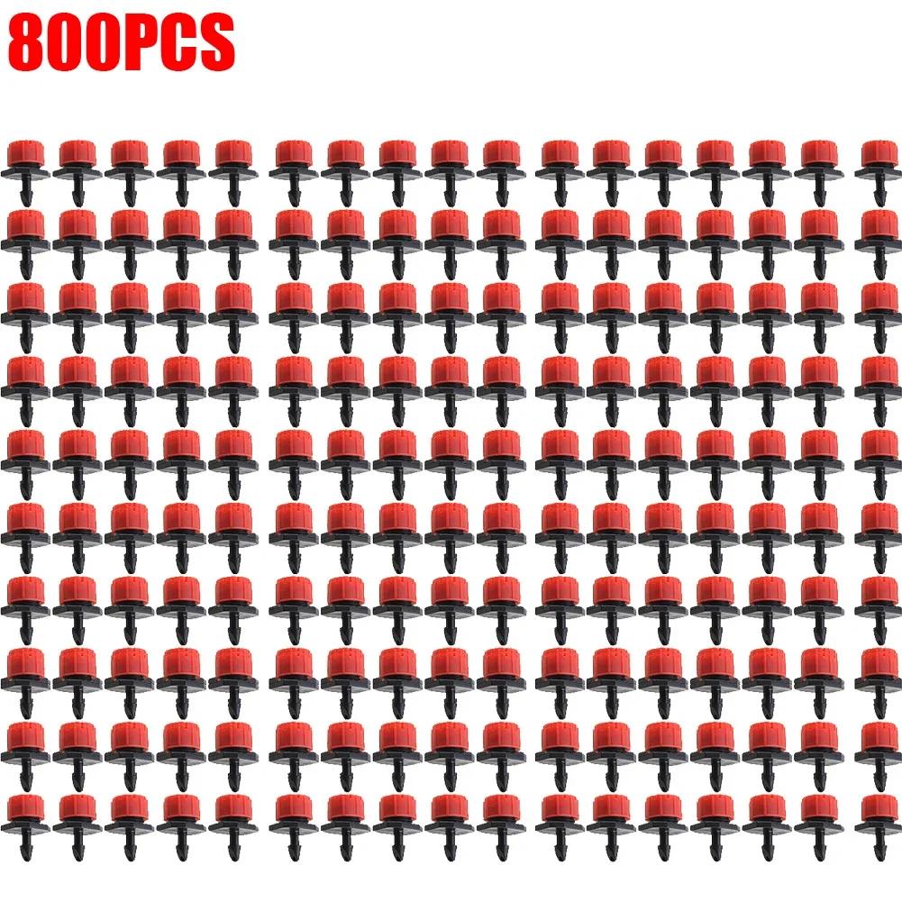100pcs/bag Water Dropper Head Adjustable Flow Head Drippers Water Saving Anti-clogging Portable Durable Practical Garden Tools