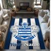 Queens Park Rangers FC Printed Crystal Velvet Rug Non‑Slip Crystal Velvet Carpet For Sofa Bedroom Indoor Home Decoration