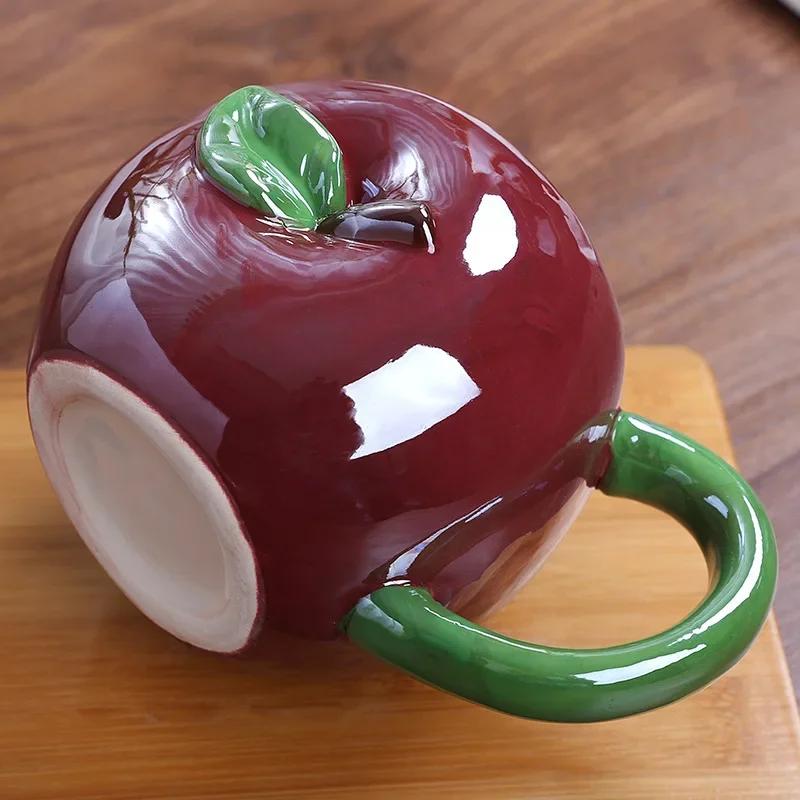 Creative Fruit Shape Mug Ceramic Coffee Cup Cute and Different Cups Original Mugs Free Shipping Drinkware Unusual Tea Cup Travel