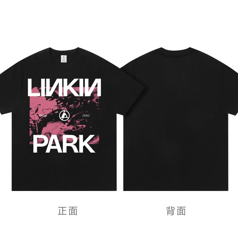 Linkin Park From Zero Turné k novému albu Periferní rockové tričko s krátkým rukávem Oblečení Módní trička pro muže a ženy