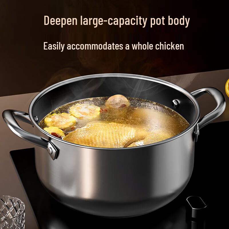 KSISE 22cm Multi-Functional Soup Pot