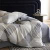 60 Piece Light Luxury Cotton High Count Satin Print Four Piece Set