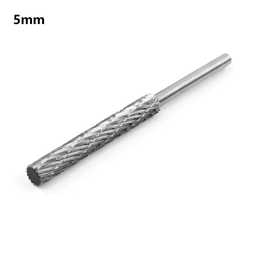 Power Tool-1PC 3mm Shank High Speed Steel Rotary Burr Tool Plastic Wood Carving Rotary File