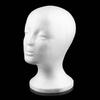 Foam Female Mannequin Head Model EPS Flocking Wigs Glasses Cap Display Holder Stand Model Photo Studio Shooting Prop