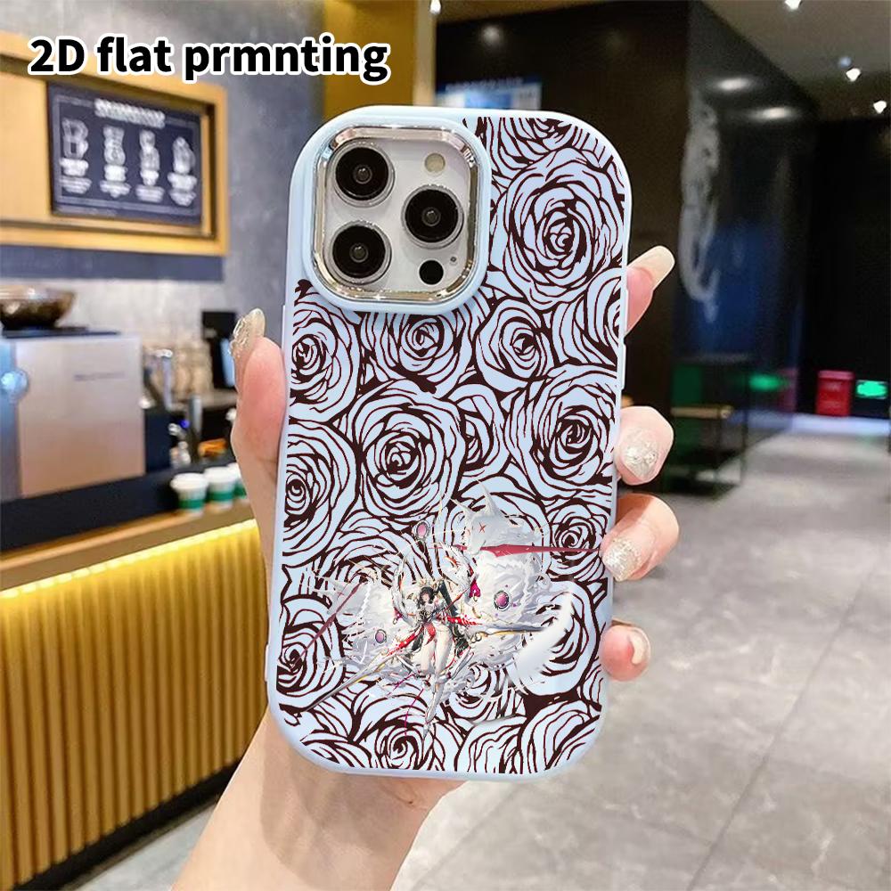 Phone Case: 2D Flat Design Suitable for iPhone 18 17 16 15 14 13 Pro Protective Case, Couple Style, Delicate and Gorgeous, Christmas and Halloween Gif