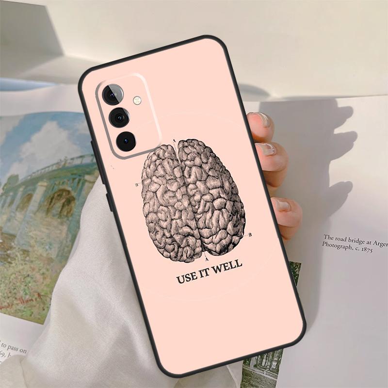 Medical Human Organs Brain Case For Samsung Galaxy A54 A34 A14 A06 A16 A26 A36 A56 A12 A32 A52 A13 A33 A53 A15 A35 A55