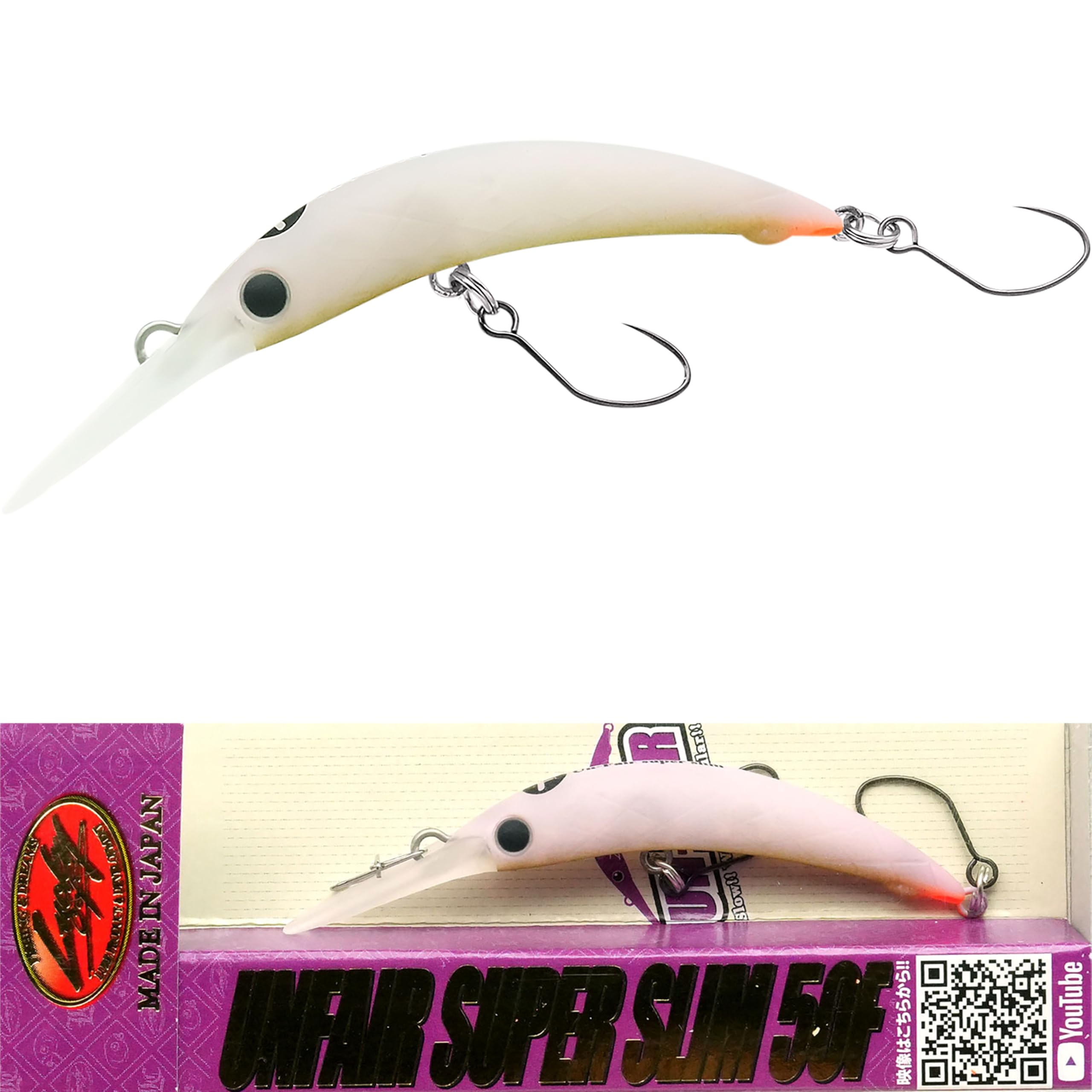LUCKY CRAFT Unfair Super Slim 50F Fishing Lure (5956 Sakura 50F