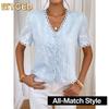 Women's Fashion Casual V-Neck Long Sleeve Blouses & Shirts